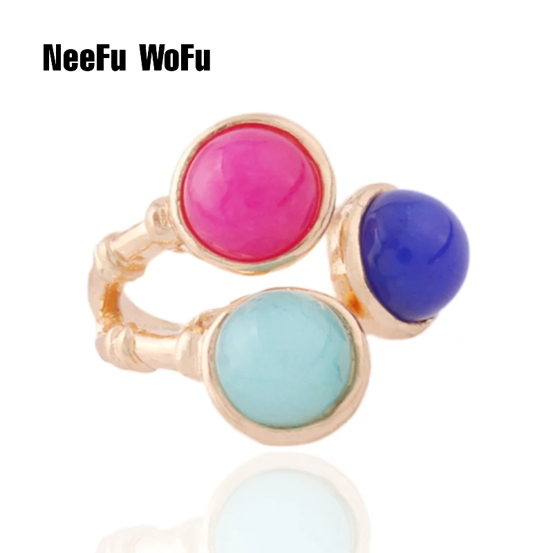 NeeFuWoFu 10 мм натуральный камень для женское кольцо эластичные цветные кольца Bohemia de Madera Pulseira Estrela de Cinco эластичные перлы