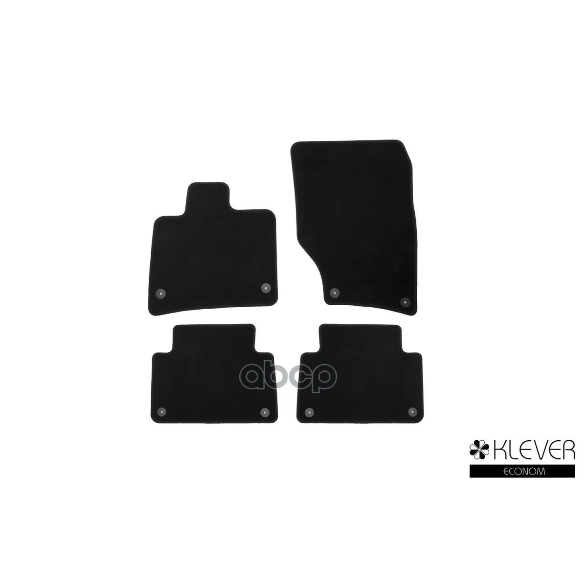 Коврики В Салон Klever Econom Audi Q7 Акпп 2010-, Внед., 4 Шт.(Текстиль) Klever арт. KLEVER01041601200k
