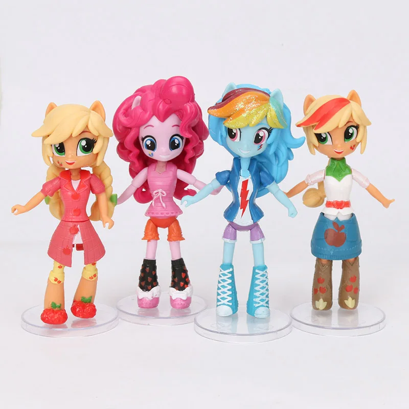 12 см); Набор из 7 игрушки My Little Pony Дружба-это чудо пони Набор фигурок серии «редкость закат отливом маленькие пони модель игрушки куклы
