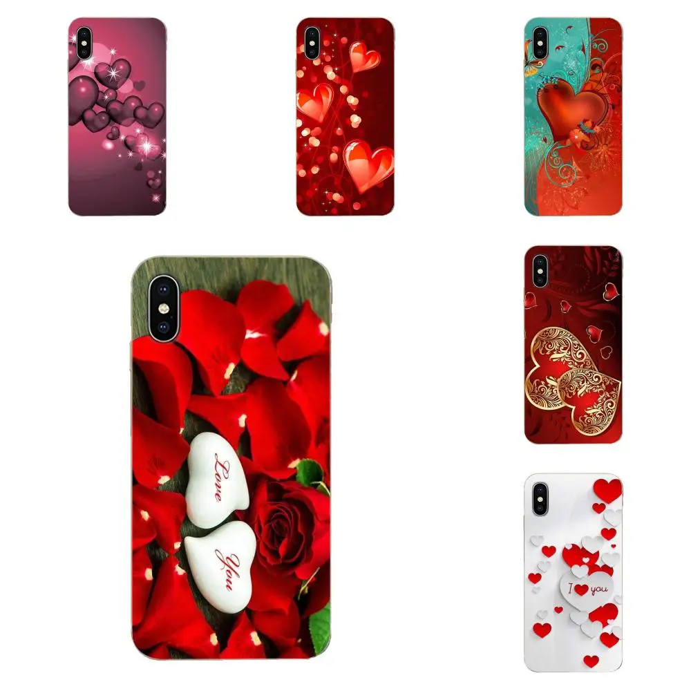 ТПУ чехлы обложки для Xiao mi 3 4 4C 4i 5 5S 5X6 6X8 SE Pro Lite A1 Max x 2 Note Красное сердце Купидон |