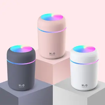 

Portable 300ml USB Humidifier Ultrasonic Dazzle Cup Purifier Diffuser Aroma Cool Humidifier Romantic Maker with Light Mist T1V3