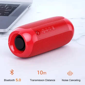 

TG117 Bluetooth speaker outdoor wireless Column Subwoofer Music Center BoomBox portable 3D Stereo Sport Soundbox