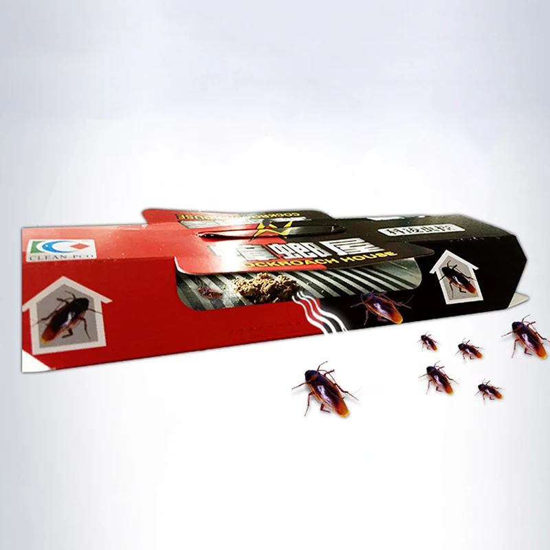 10Pcs Cockroach House Trap Repellent Killing Bait Strong Sticky Catcher Insect Pest Repeller Eco- Friendly | Дом и сад