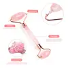 Natural Rose Quartz Roller Facial Jade Roller Stone Gua sha Scraper Face Lifting Massage Skin Eye Body Massager Beauty Care Tool ► Photo 3/6