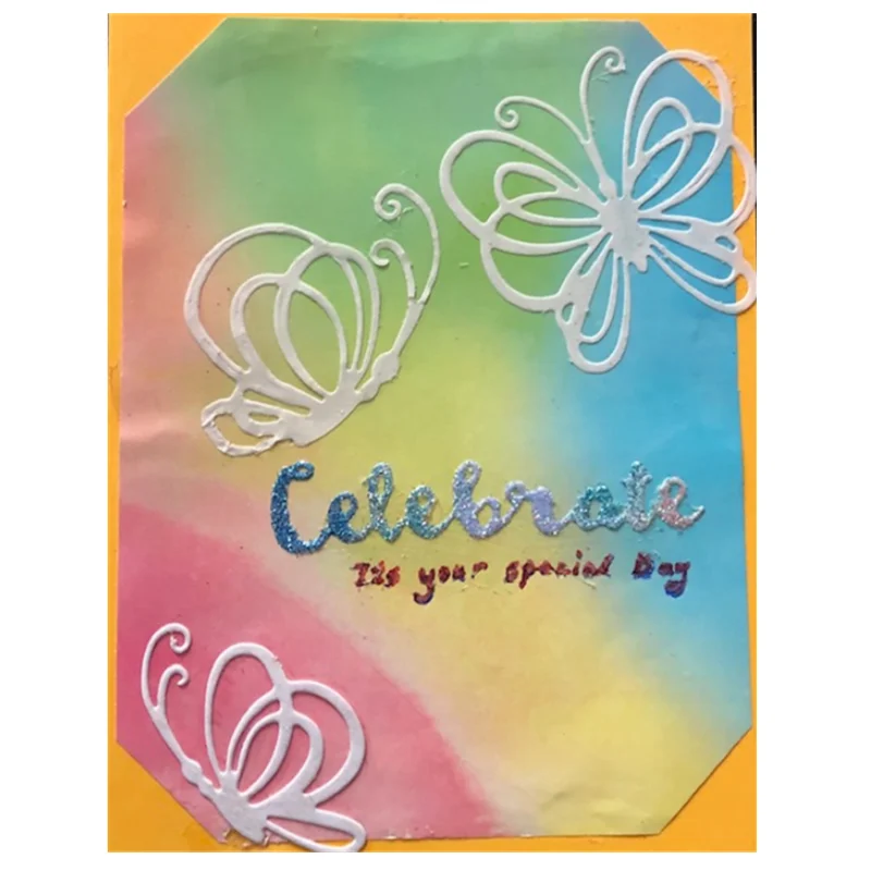 

Kokorosa Butterflies Dies Metal Cutting Dies for Scrapbooking Card Making Album Embossing Crafts Paper Stencil Animal Dies