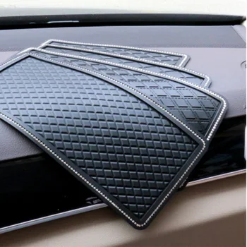 

Universal Car Anti-Skid Cushion Small Dashboard Anti-Slip Mat Thickening Cushion Car Mat Holder Black