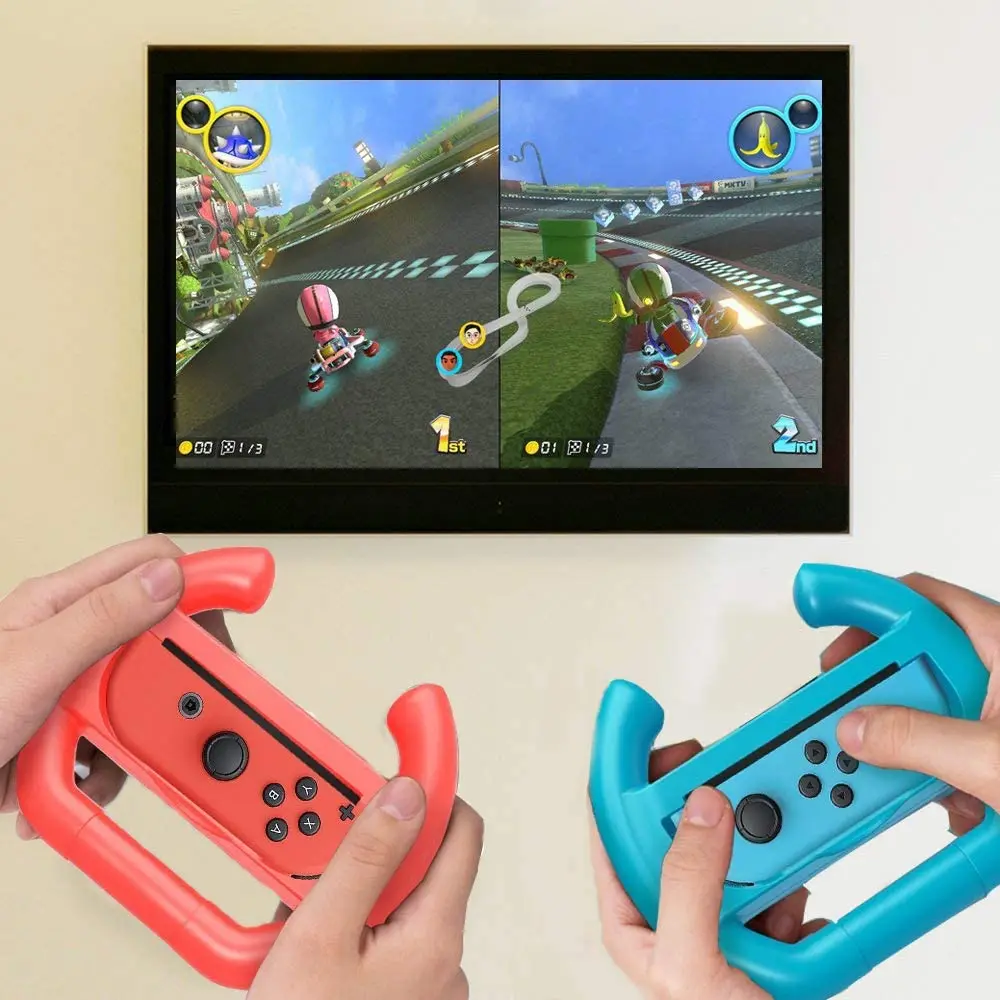 Рулевое колесо Nintendo Switch для гоночных игр держатель Joy con рукоятка аксессуары switch 2