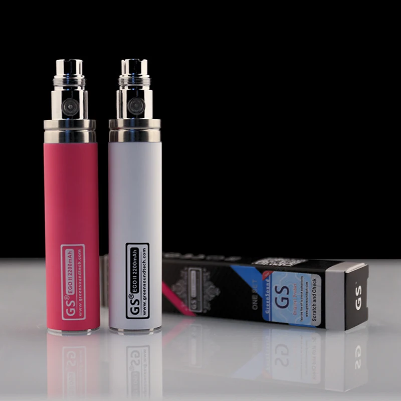 Оригинальная GS Батарея eGo II 2200mAh Новая версия электронная сигарета испаритель для