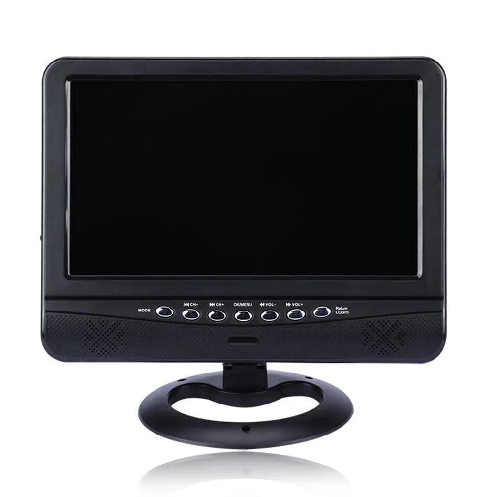 Мини-Телевизор 9,5 дюймов TFT lcd цветной Аналоговый Телевизор с широкоугольной поддержкой функции FM и TXT Reader Функция Черный Модель: 901