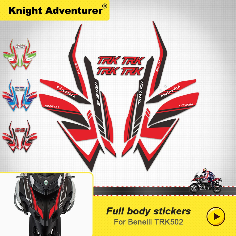 For 2022 Benelli TRK 502 502X Motorcycle Front Fairing Body Decal