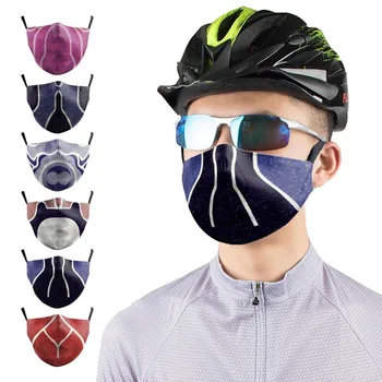 

Unisex Seamless Digital Print Neck Gaiter Tube Headwear Motorcycle Breathing Mouth Face Cover Outdoor Washable Toiletry Kits