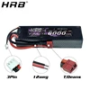 HRB Lipo Battery 2S 7.4V 6000mAh 60C XT60 T Deans TRX EC5 XT90 RC Parts Hard Case For Traxxas Airplanes Cars Boats 4x4 1/8 1/10 ► Photo 2/6