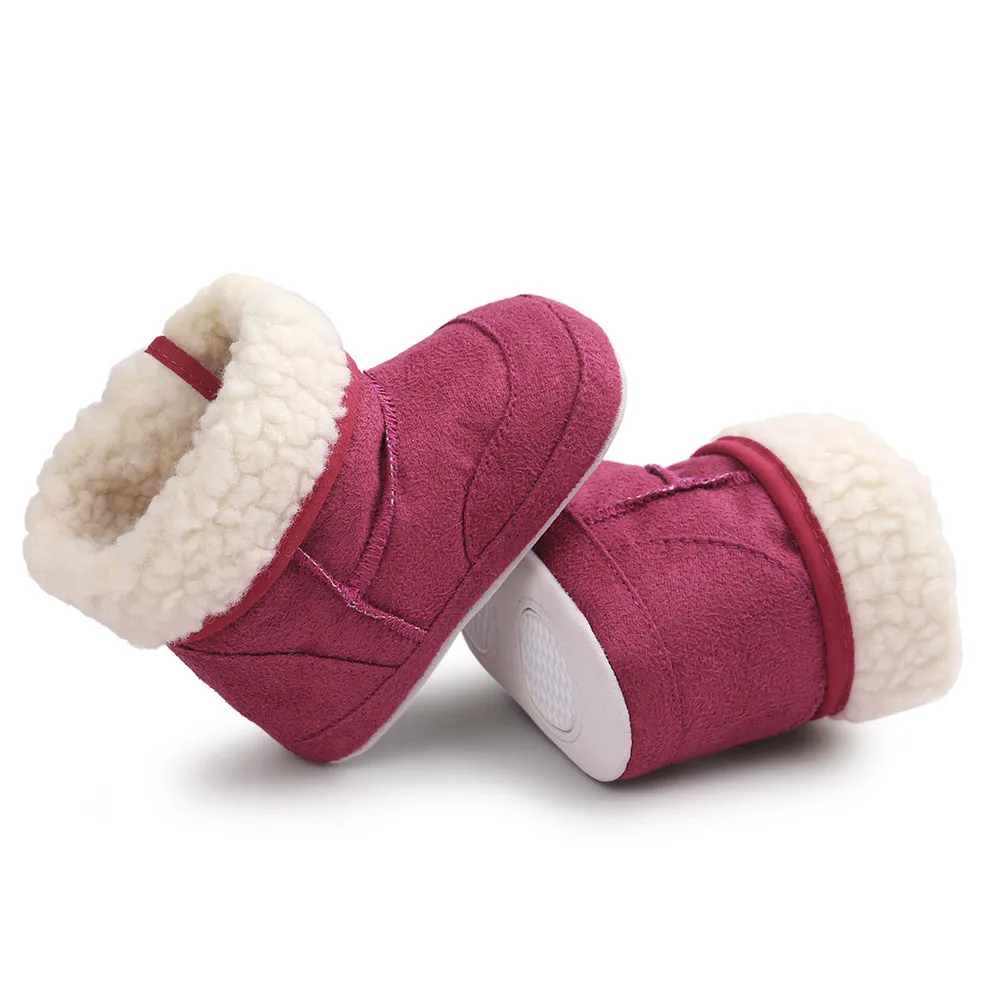 Brand New Hot Sale Newborn Baby Soft Sole Snow Boots Soft Sole Anti-slip Fashion Casual Baby Shoes Toddler Boots