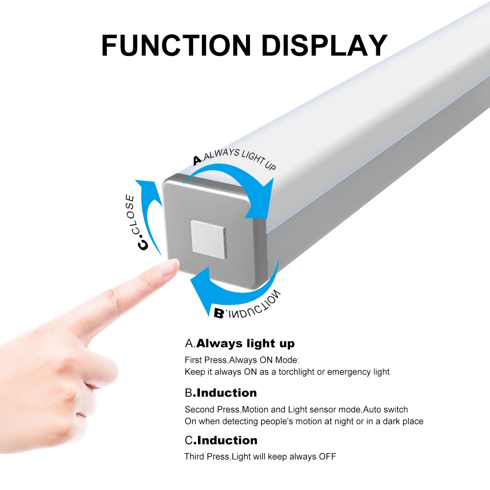 

LED Rechargeable Infrared Induction Lamp Motion Sensor Night Light