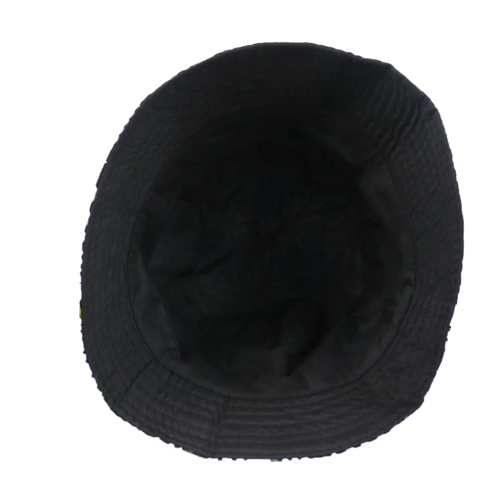 Free shipping woman and man's fashion leaves printing bucket hat casual outdoor light weight fisherman's hat cap