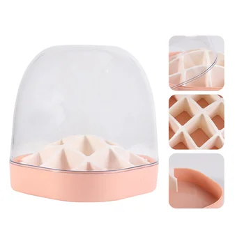

1Pc Lipstick Storage Box Transparent Lipstick Box 16-Grid Cosmetics Organizer