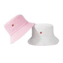 Женские шляпы-ведра, милая Солнцезащитная шапка с вышивкой, шапка для бассейна, японская мода, рыбацкая шляпа Muts