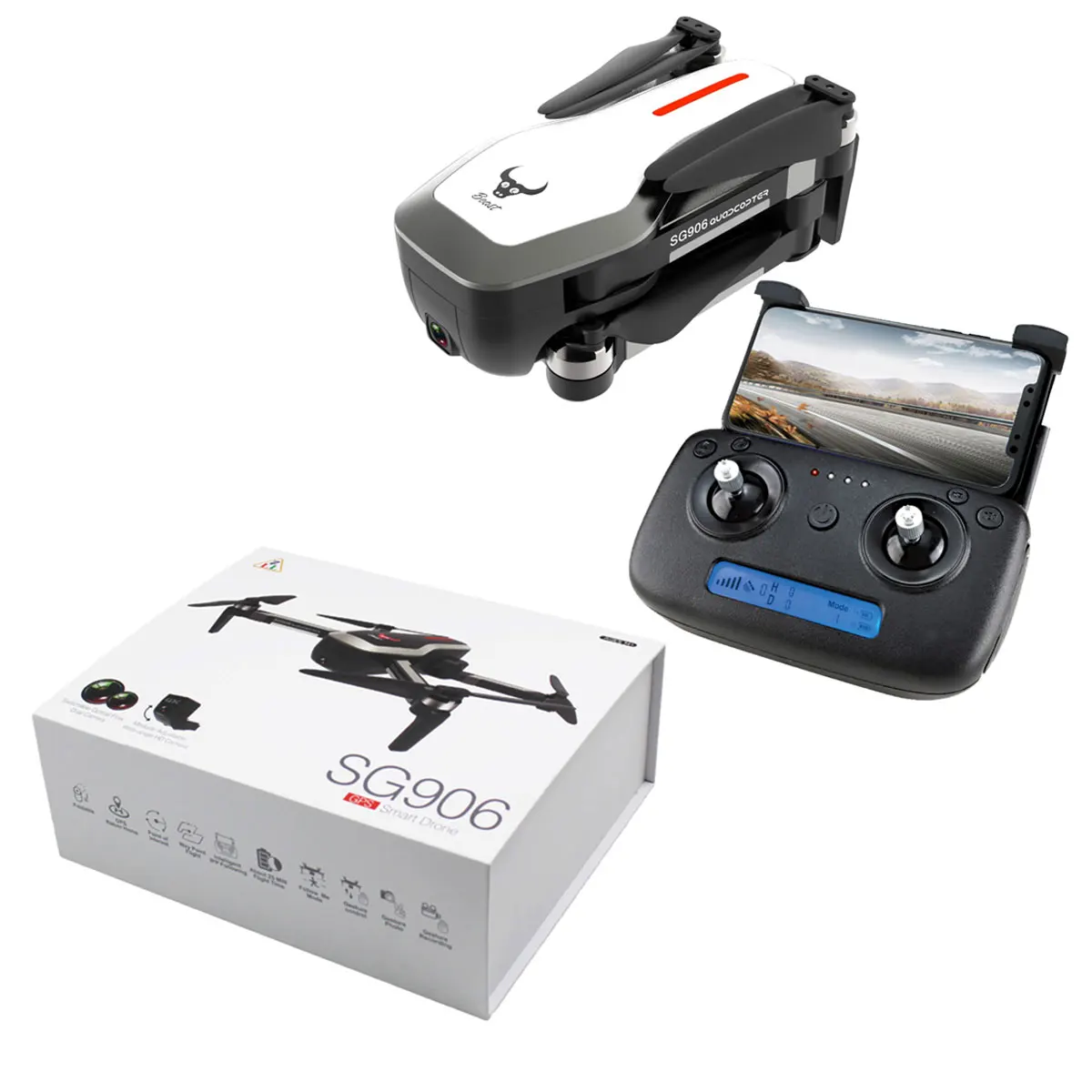 SG906 мини Дрон gps 5G wifi FPV 4K камера бесщеточный селфи складной Радиоуправляемый Дрон Дроны с камерой hd вертолет - Цвет: Type 1