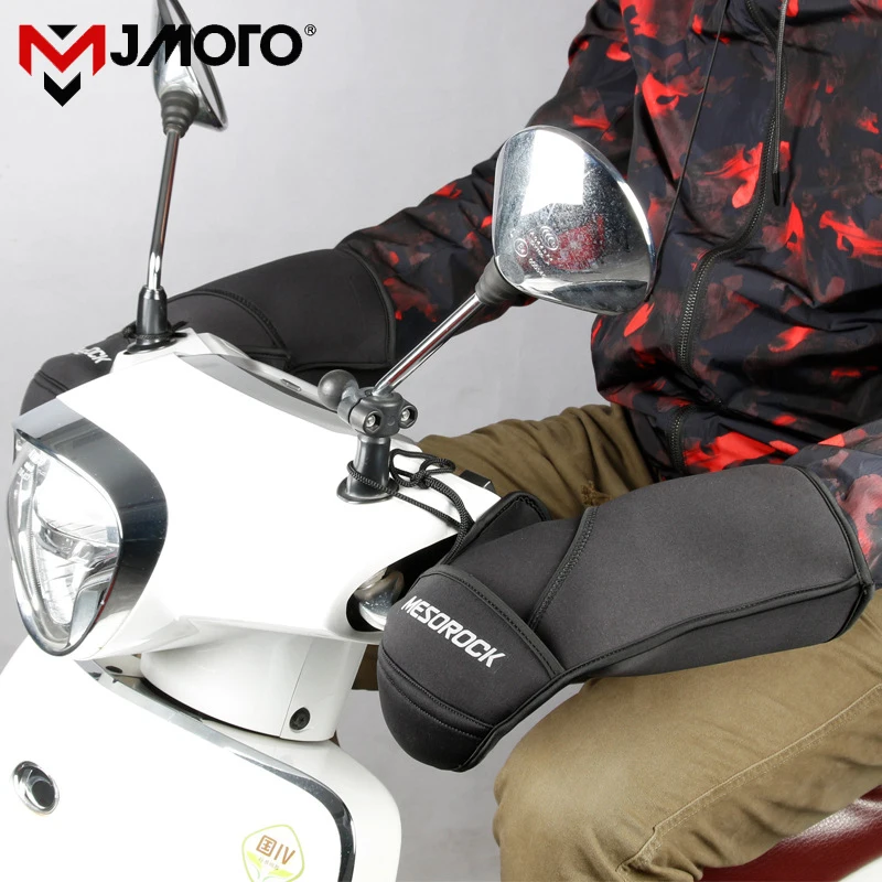 Gants Universels De Guidon De Moto Et De Scooter, Coupe-vent De Vélo, Moto  Chaude D'hiver, Couverture De Poignée De Vélo Électrique - Gants -  AliExpress