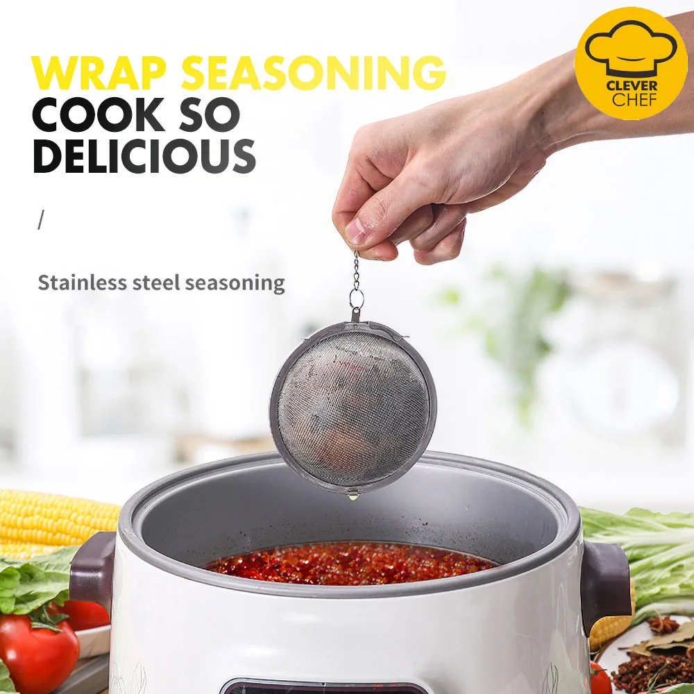 

Stainless Steel 304 Tea Infuser Tea Strainer Drip Ball Kitchen Brine Ball for Wholesale