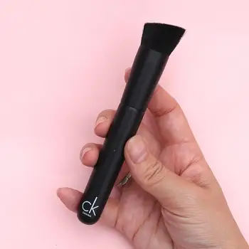 

C K Flat Contour Cream Powder Blush Face shape Single Synthetic Hair Black