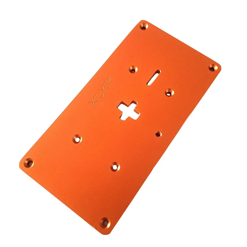 Aluminum Electric Jig Saw Flip Board Router Table Insert Plate For Jig Saw Woodworking Work Benches