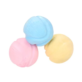 

Dog Toy TPR Foaming Chew Toys Tennis Macaroon Color Milk Flavor Molar Pedigree Pet Supplies