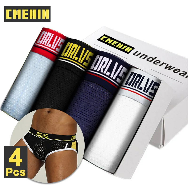 4Pcs 2020 CMENIN Sexy Underwear Men underpants lot gay man underwear men's cotton briefs Breathable calzoncillo hombre OR192 |