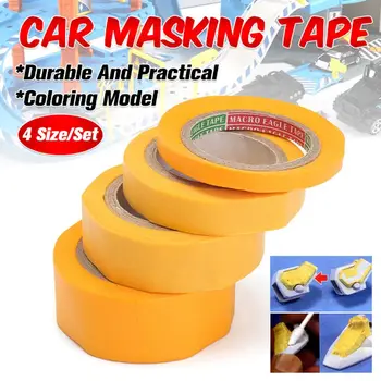

4 Pcs 18mm~24mm Scale Car Models Painting Cover Tape Masking Tape Models Hobby Painting Tools Accessory