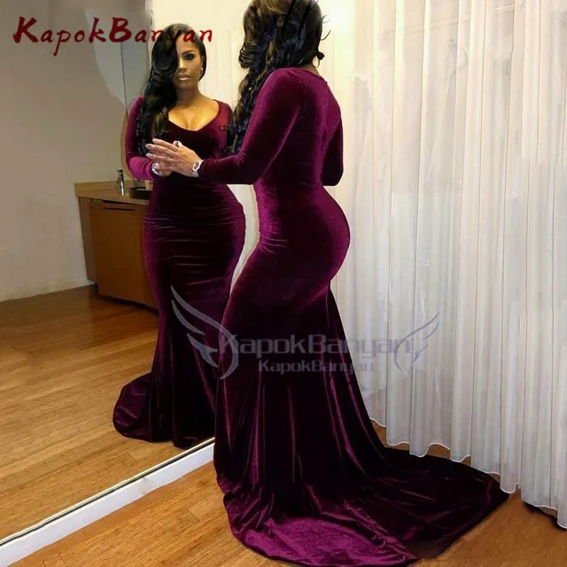 Sexy Plus Size Mermaid Prom Dresses For 