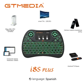 

GTMEDIA 2.4GHz Wireless i8 backlit keyboard, Air Mouse Touchpad Controller, Mini keyboard, for Android TV BOX Smart TV PC
