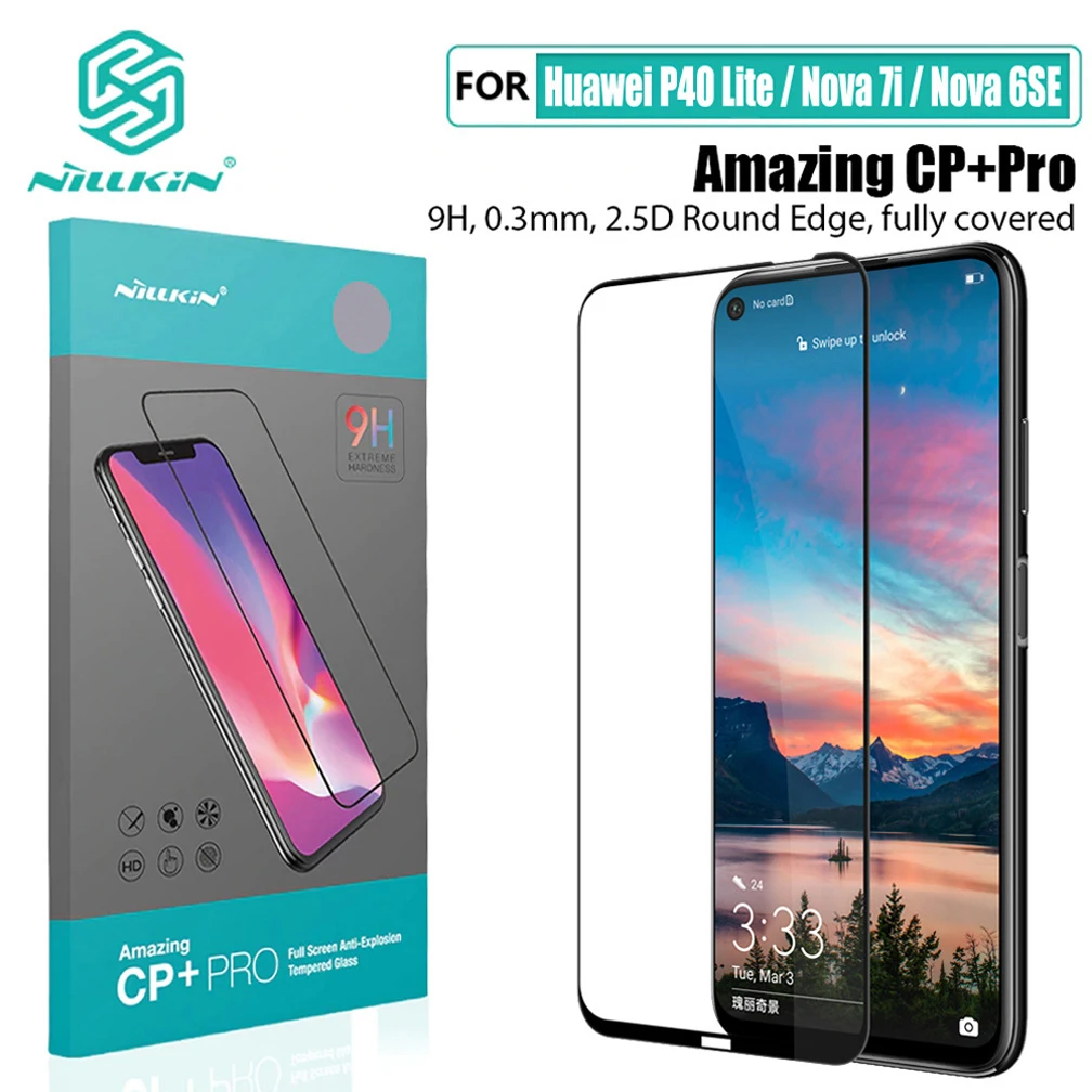 Для Huawei Nova 7i / 6SE закаленное стекло Nillkin CP + Pro H/H Защита экрана для P40 Lite