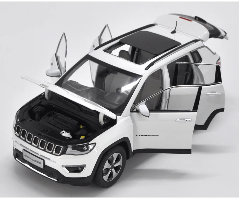 Авторизованный подлинный 1:18 джип компас литая модель классические модели игрушек для подарка на Рождество/День рождения, коллекция
