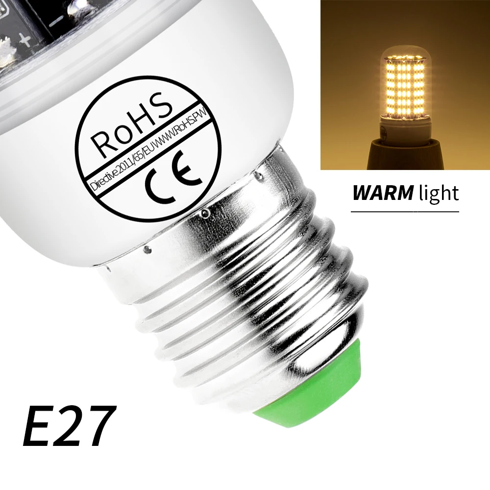 LED Lamp E14 Corn Light SMD4014 Bombillas Led Bulb E27 Candle Light Bulbs 220V Ampoule LED Indoor Lighting Decor For Home 200V LED Lamp E14 Corn Light SMD4014 Bombillas Led Bulb E27 Candle Light Bulbs 220V Ampoule LED Indoor Lighting Decor For Home 200V