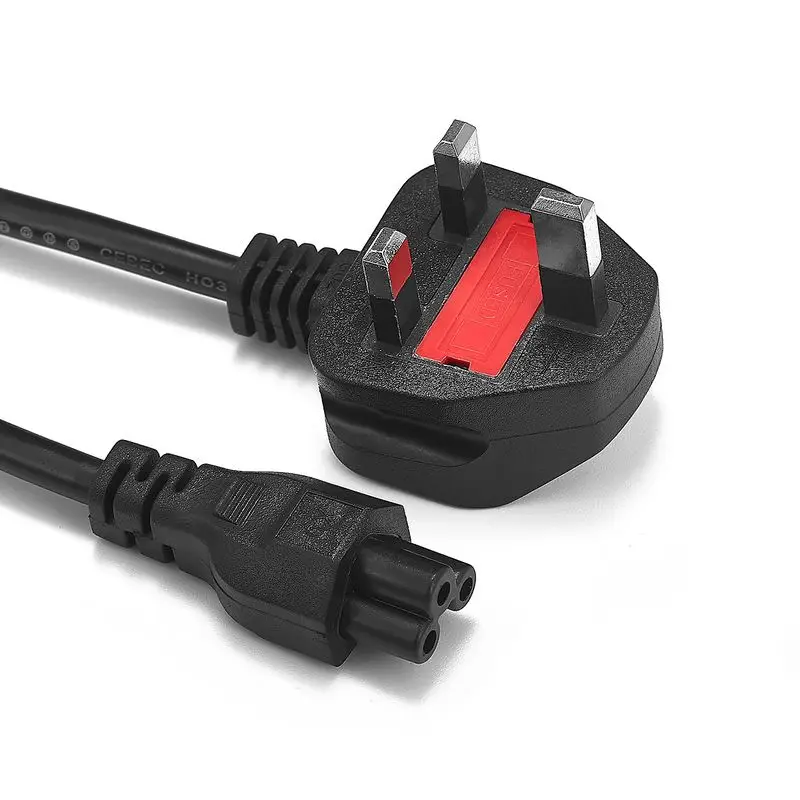 Spina Uk C5/C7 Cavo Di Alimentazione 1.5M 1.8M Cavo Di Alimentazione Per Hp Dell Sony Samsung Toshiba Asus Notebook Laptop Lg Tv