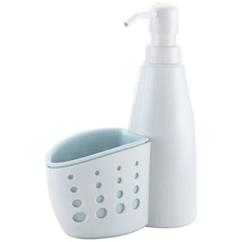 

Two in One Water Dispenser and Storage Box Multifunctional Liquid Detergent Container Sponge Drain Board Soap Rack