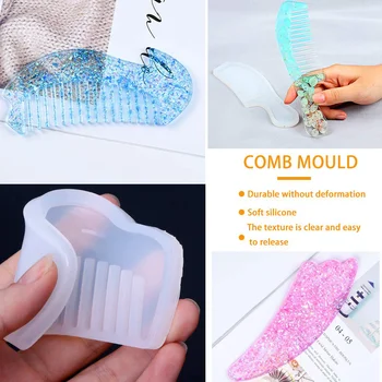 

Doinb Comb Series Silicone Mold Epoxy Resin Jewelry Making Cosmetic Tools DIY