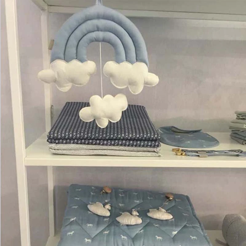 Koodykids, украшение для детской комнаты, нордическая ручная работа, облако, Настенный декор для детской комнаты, детская комната, Радужный подвесной Декор