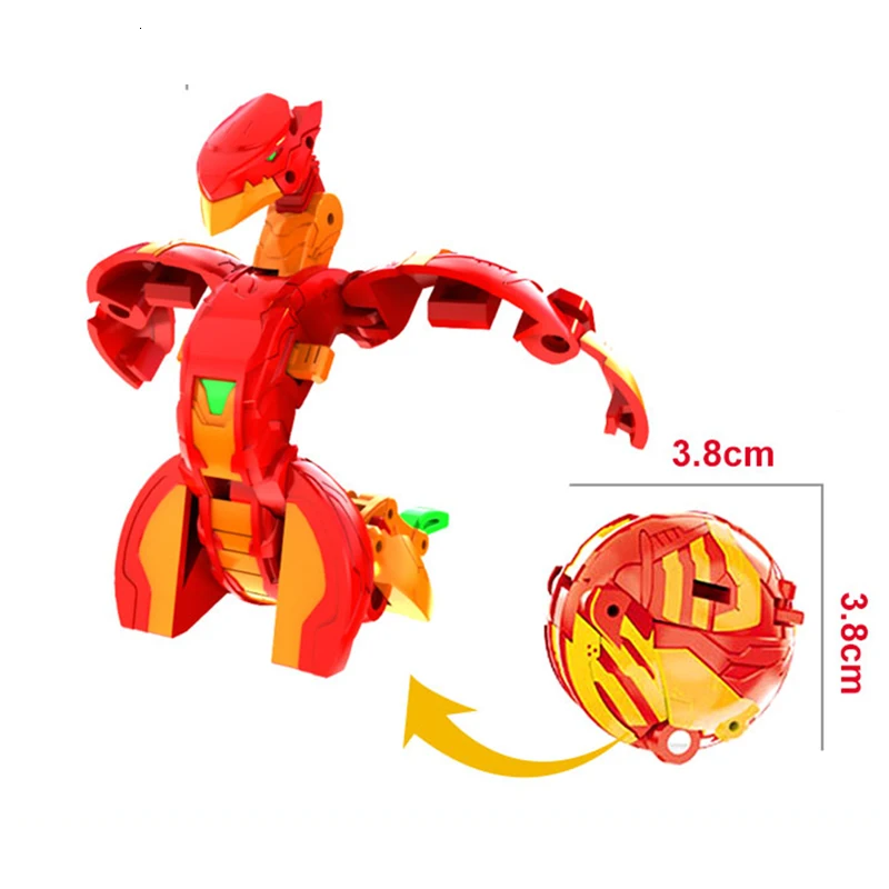 6 различных комбинации набор спиннинг Металл Fusion Монстр мяч мгновенная деформация битва планета битва игрушки - Цвет: 3710