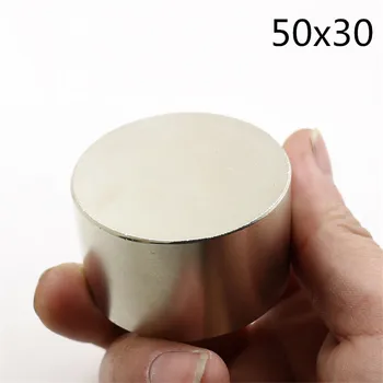 

1pcs Magnet N52 50x30mm Hot Round Strong magnet Rare Earth Neodymium Magnet powerful permanent magnetic