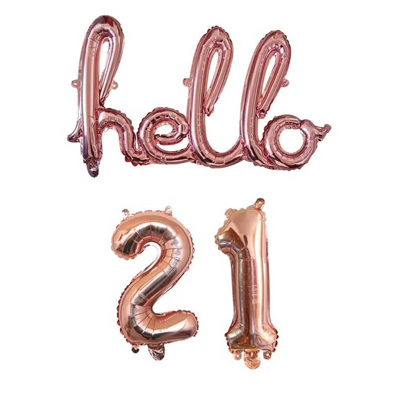 Rose Gold Milestone Celebration Balloons: Elegant Party Decor