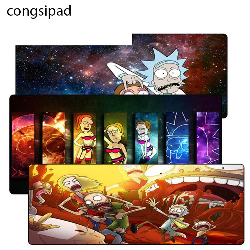  900*400mm Funny Anime great lock edge Mousepad rubber Game mat computer Mouse pad for optical laser