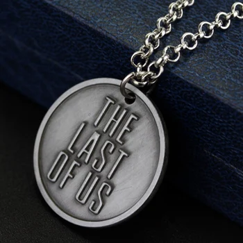 

The Last Of Us 2 Keychain Firefly Logo Letter Dogtag Ellie Vintage Retro Antique Pewter Keyring Key Chain Necklace
