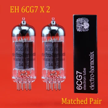 

New 2pcs Russia Electro Harmonix EH 6CG7 Vacuum Tube Matched Pair accessories Repalce Psvane Mullard JJ shuguang 6CG7