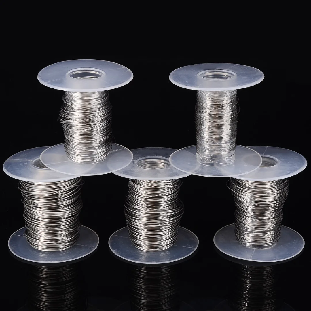 0.2mm - 0.6mm Stainless Steel Roll Wire 30M Single Bright Soft Wire Cable Rope Multi-Specification Available Mayitr