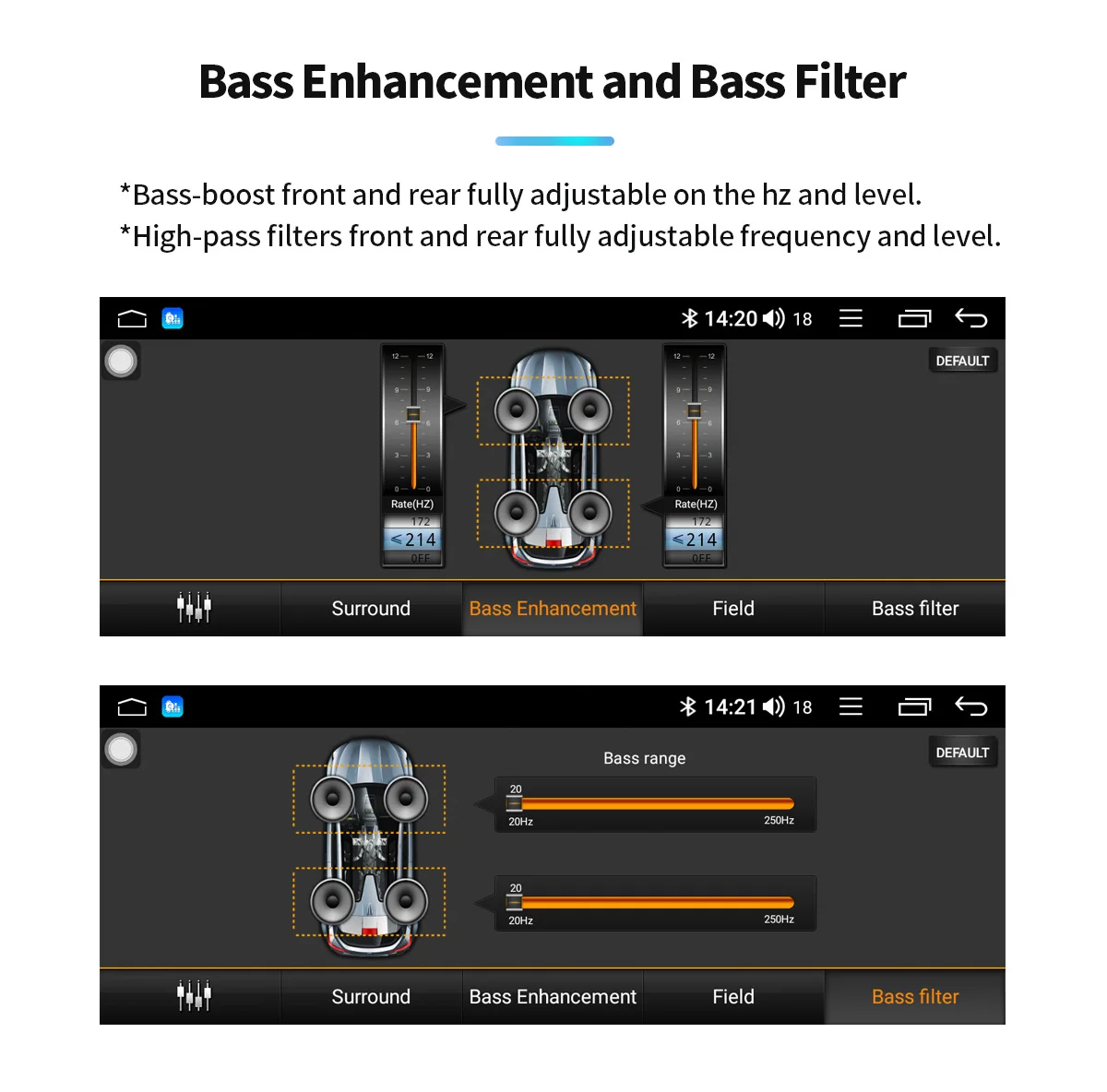 Cheap Android 8.1 10.25" 1Din Stereo Car Radio Multimedia Audio Player 1280*480 GPS Navi Glonass DAB Mirror Link  Subwoofer DSP 4G SIM 8