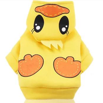 

PUOUPUOU Funny Cartoon Dog Clothes Winter Warm Pet Clothes Cute Dog Jacket Coat Hoodies for Small Medium Dogs Outfit XS-2XL