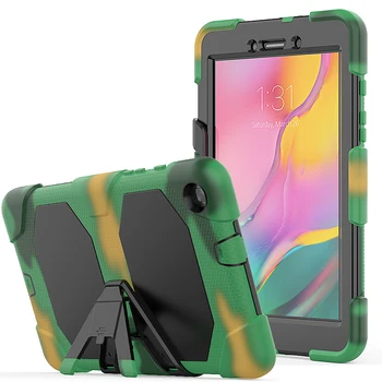

Heavy Armor Case for Samsung Galaxy Tab a 8.0 2019 T290 T295 Funda Removable Kickstand Silicone Shockproof Tablet Cover Capa