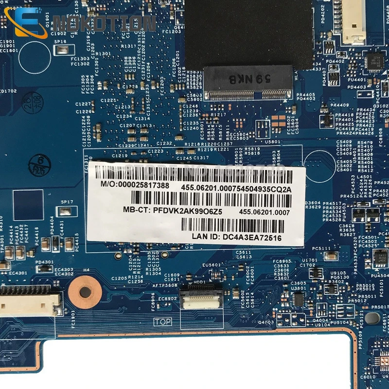 remarkable  NOKOTION 811095-601 811095-501 811095-001 For HP envy X360 15-BK 15-W 15T-W M6-W laptop motherboard