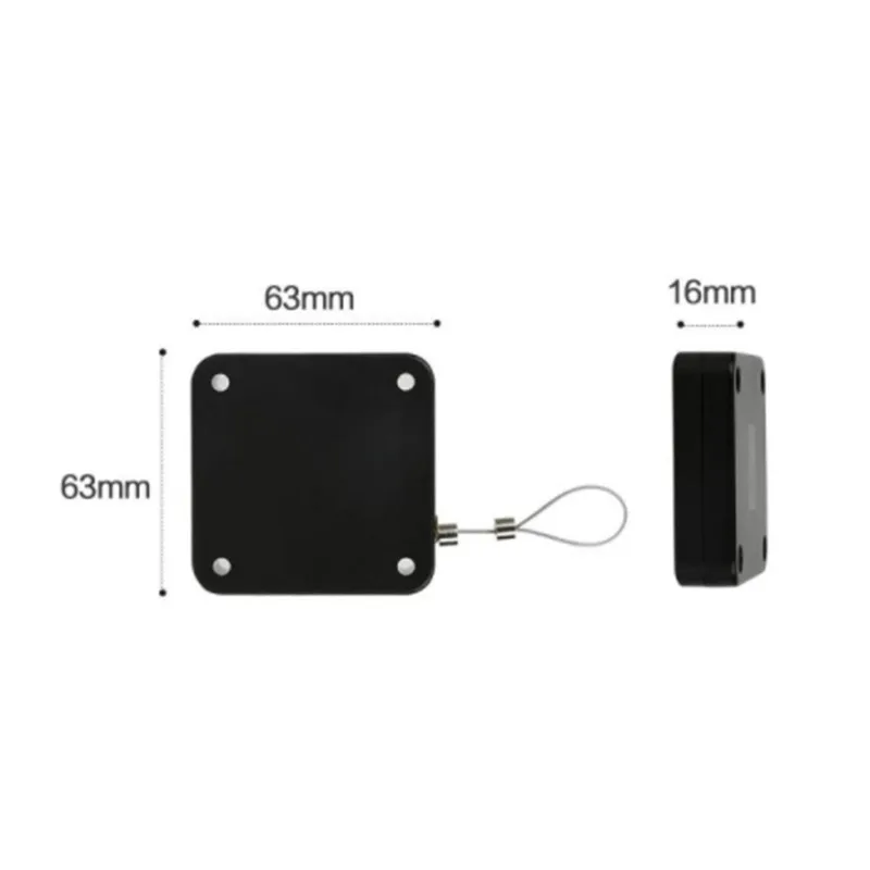 KK&FING Punch-free Automatic Door Closer 500g-1200g Wire Rope Retractable Automatic Recovery Coil Closing Device Door Hardware door closer